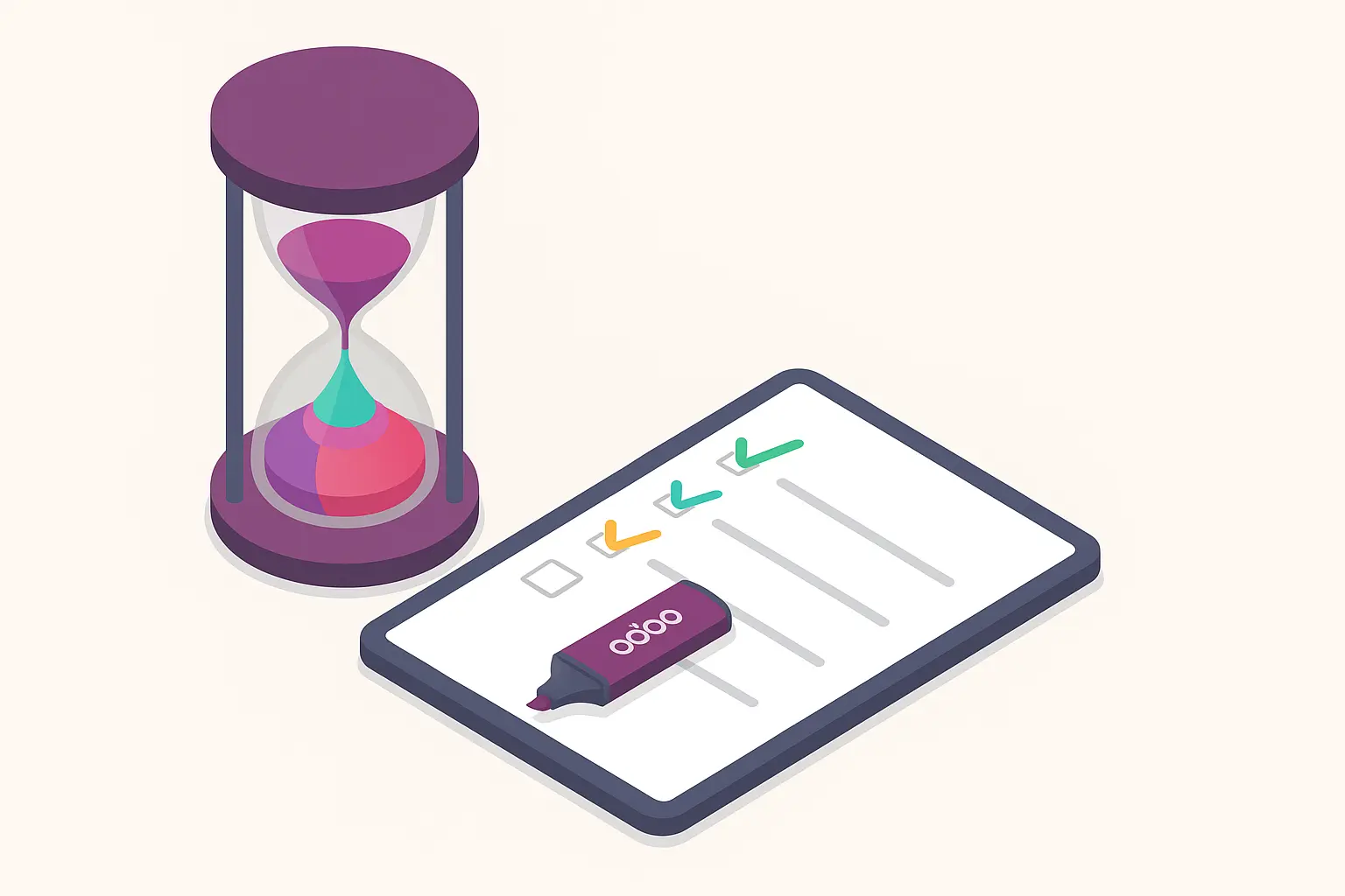 Eine Checkliste die durch die Odoo Zeiterfassung ermöglicht wird