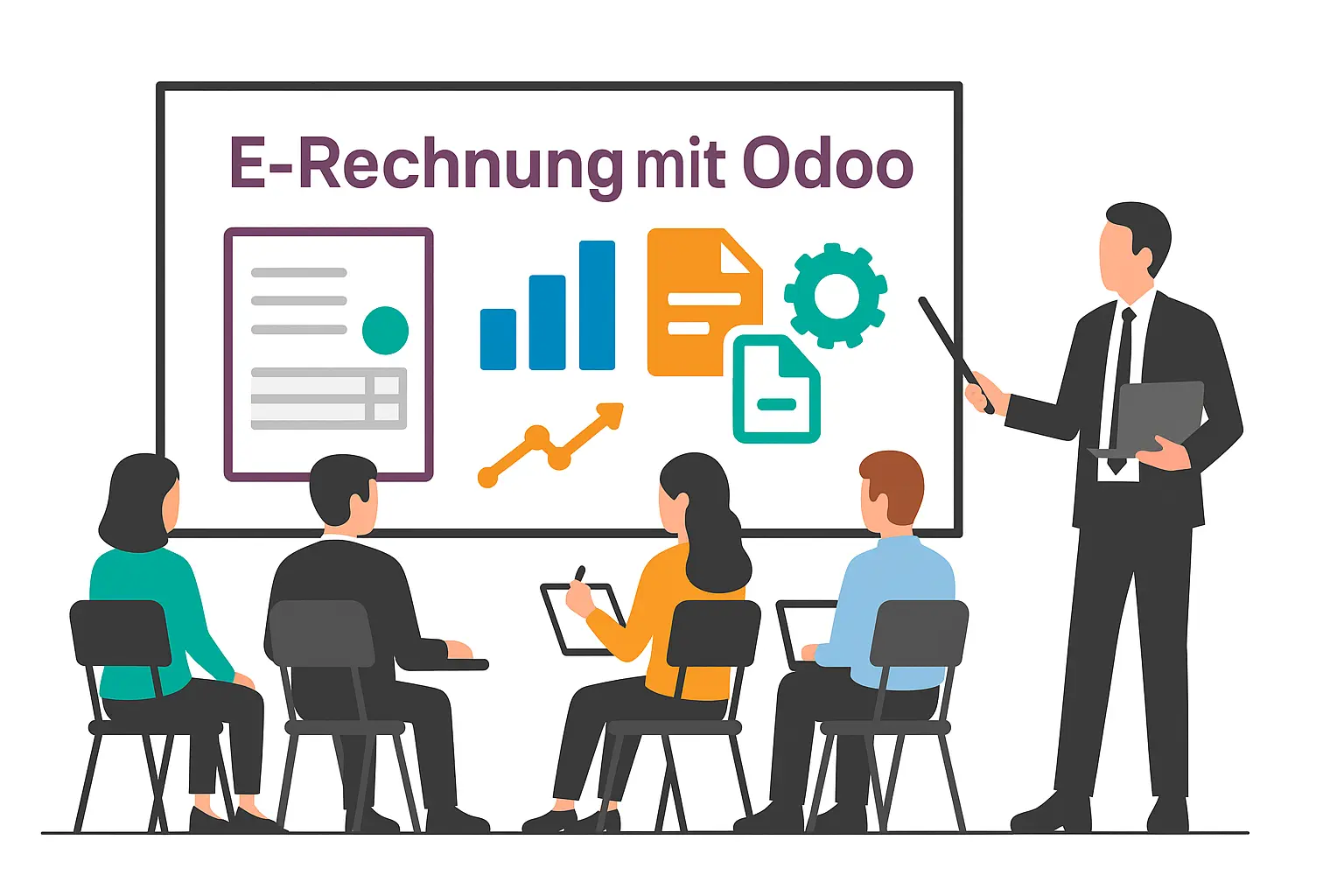 Die Schulung deiner Mitarbeiter zur Erfüllung der E-Rechnungspflicht mit Odoo