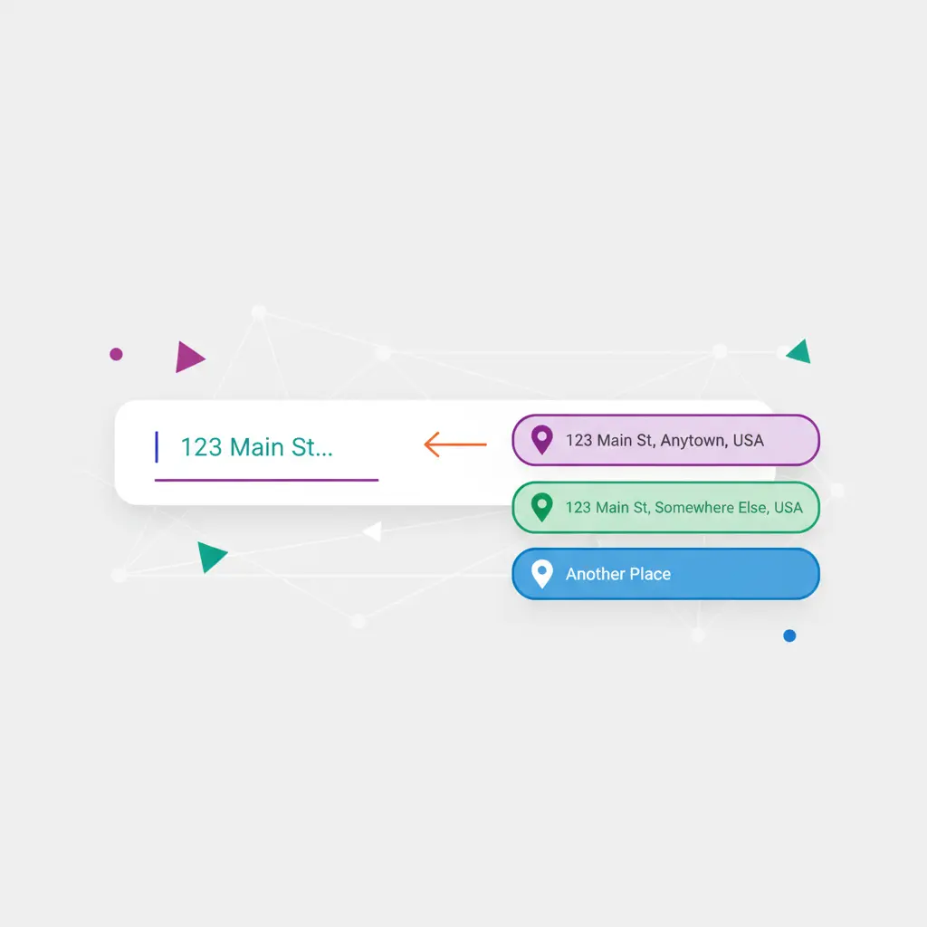 Ein Bild welches eine Odoo 19 Neuerung darstellt: Die Addressvervollständigung mittels Google API