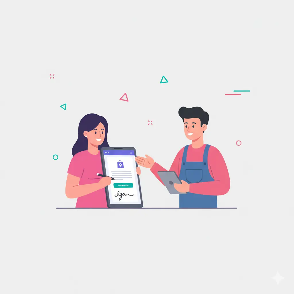 Odoo für Handwerker – mobile App für Kundenunterschriften und Service